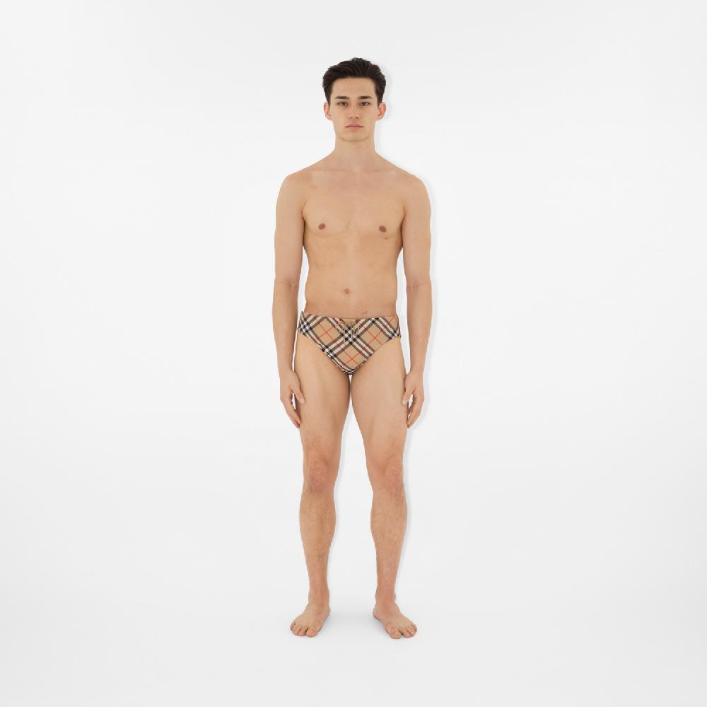 Burberry Bañador de slip CheckPrecio 360 00 € Ventas relámpago