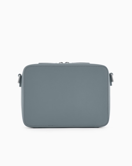 Armani Minifunda para cámara de piel saffiano regenerada con placa de águila ASV Precios de Black Friday