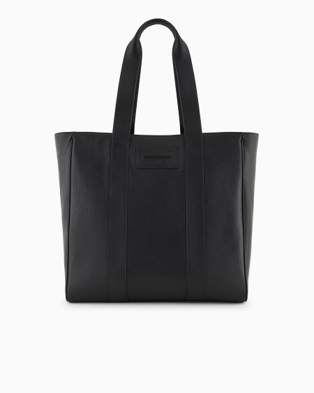 Armani Bolso shopper de piel abatanada Descuento por venta flash