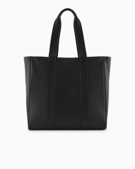 Armani Bolso shopper de piel abatanada Descuento por venta flash