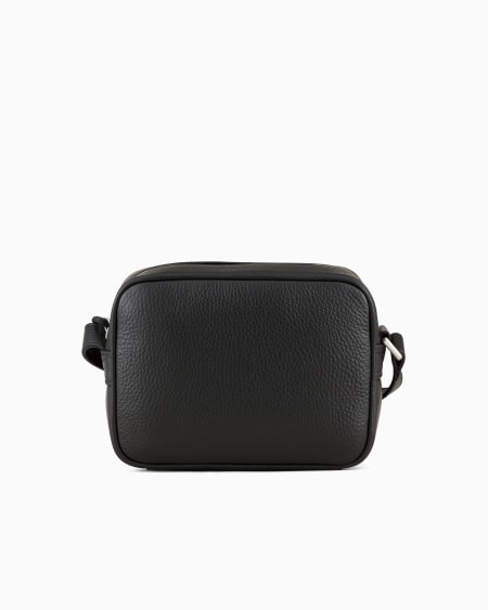 Armani Funda para cámara de piel abatanada con bandolera Ofertas especiales