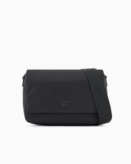 Armani Bolso bandolera con solapa de nailon reciclado ASV Outlet online