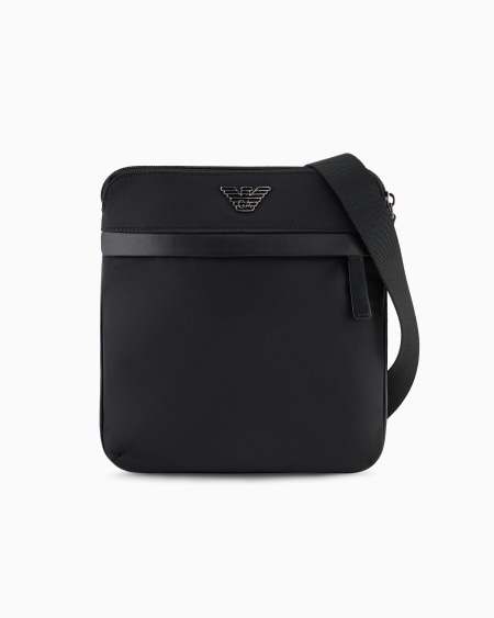 Armani Bandolera plana de nailon reciclado ASV Rebajas