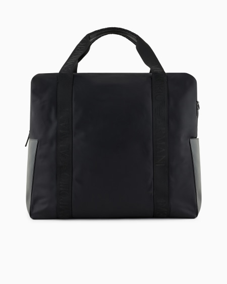 Armani Bolsa de gimnasio en nailon reciclado ASV Venta caliente