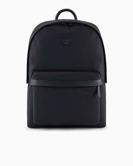 Armani Mochila redonda de nailon reciclado ASV Rebajas de fábrica