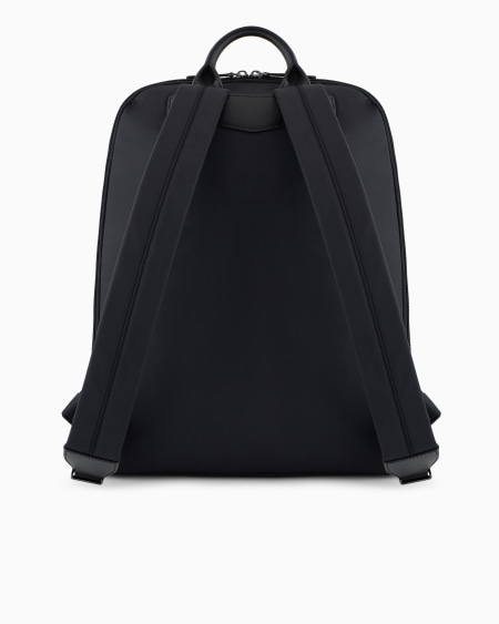 Armani Mochila redonda de nailon reciclado ASV Rebajas de fábrica