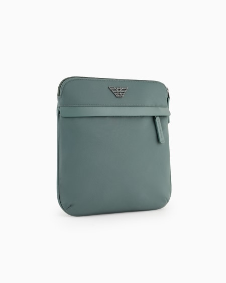 Armani Bandolera plana de nailon reciclado ASV Ventas relámpago