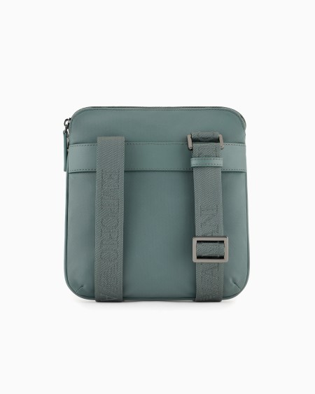 Armani Bandolera plana de nailon reciclado ASV Ventas relámpago