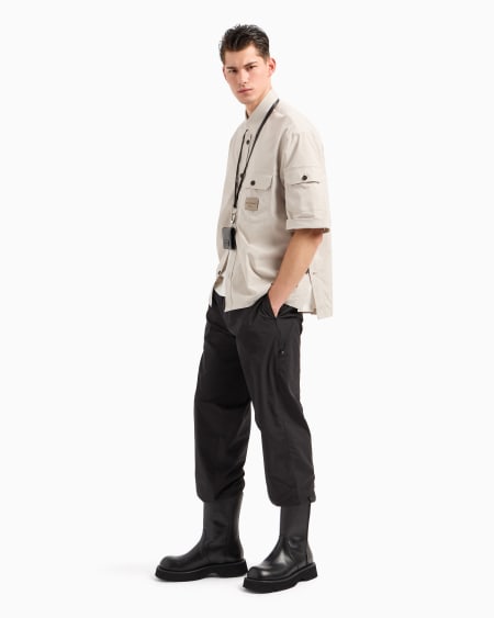 Armani Pantalones de tejido técnico con bolsillo con cremallera Mejor oferta