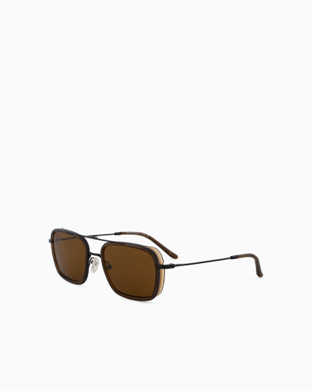 Armani Gafas de sol de forma cuadrada para hombre Rebajas top