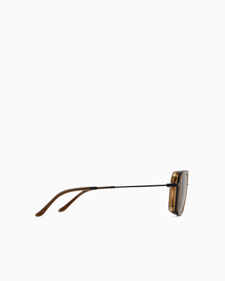 Armani Gafas de sol de forma cuadrada para hombre Rebajas top