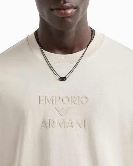 Armani Collar con placa y cristales negros Últimos 2 días
