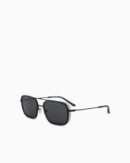 Armani Gafas de sol de forma cuadrada para hombre Último día