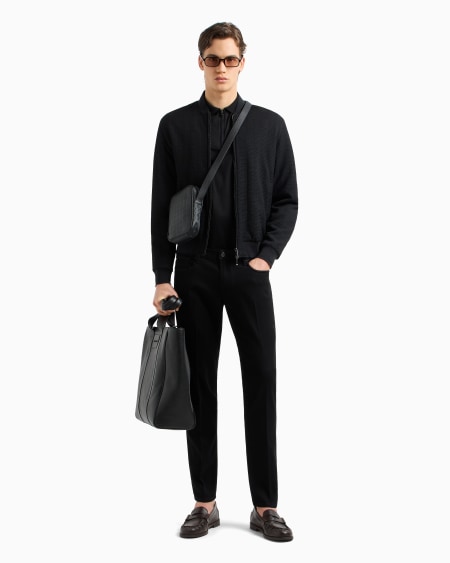 Armani Vaqueros J06 slim fit de cómodo denim aclarado Promoción por tiempo limitado