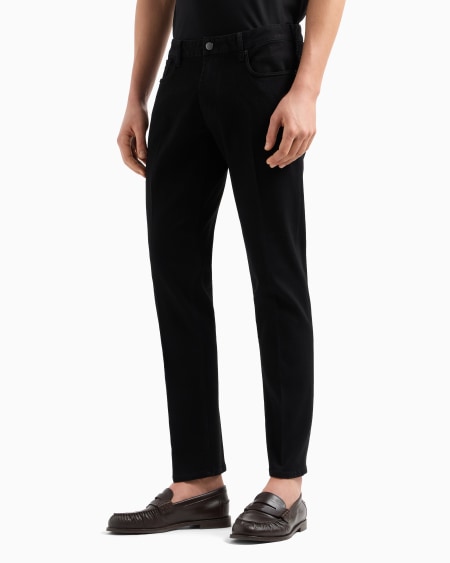 Armani Vaqueros J06 slim fit de cómodo denim aclarado Promoción por tiempo limitado