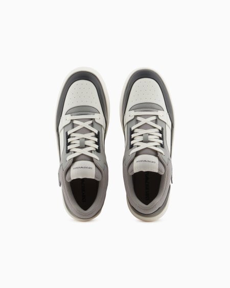 Armani Deportivas de piel y malla con detalles en contraste Limitado a 3 días