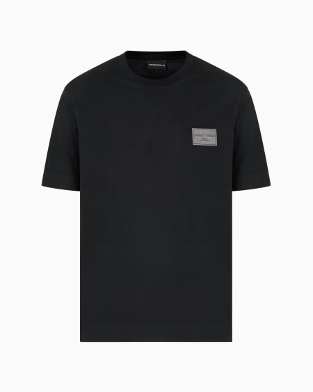 Armani Camiseta de punto con parche bordado con logotipo En oferta
