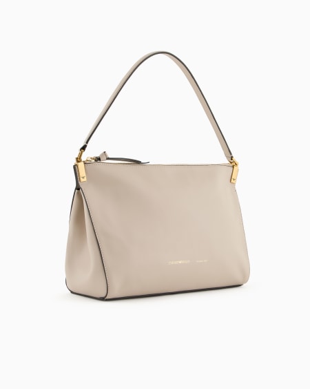 Armani Bolso de mano mediano de piel lisa Liquidación