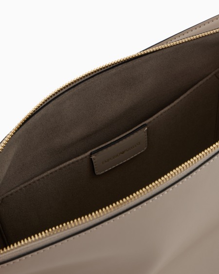 Armani Bolso de mano grande de piel lisa Rebajas top