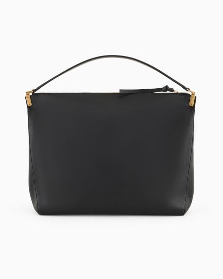 Armani Bolso de mano grande de piel lisa Envío gratis