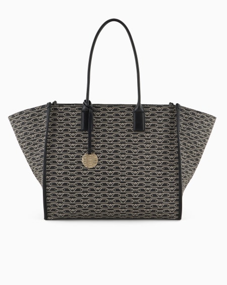 Armani Maxibolso shopper con estampado integral de monograma ÚLTIMAS EDICIONES