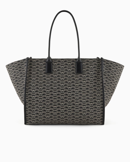 Armani Maxibolso shopper con estampado integral de monograma ÚLTIMAS EDICIONES