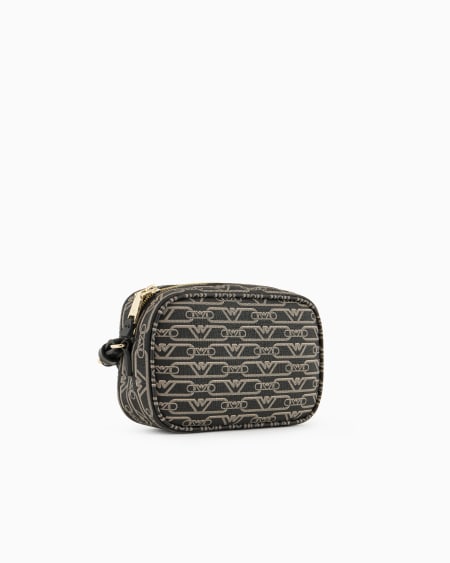 Armani Bolso modelo funda para cámara con bandolera y estampado integral de monograma Último día