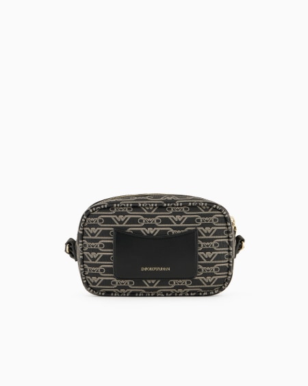 Armani Bolso modelo funda para cámara con bandolera y estampado integral de monograma Último día