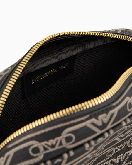 Armani Bolso modelo funda para cámara con bandolera y estampado integral de monograma Último día