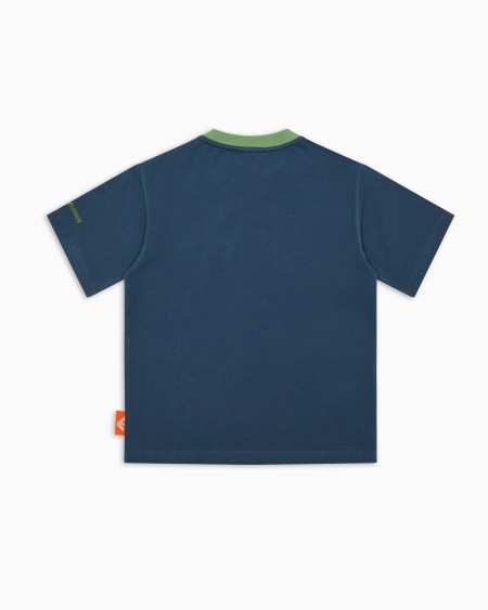 Armani Camiseta de punto orgánico con estampado Manga Bear Crew ASV Precios de Black Friday