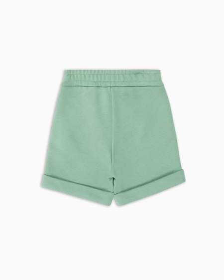 Armani Pantalones cortos de punto orgánico con estampado Manga Bear Crew ASV Descuentos del mes