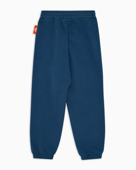 Armani Pantalones de chándal holgados de punto orgánico con estampado Manga Bear Crew ASV Descuento por venta flash