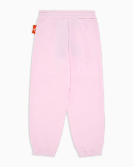 Armani Pantalones de chándal holgados de punto orgánico con estampado Manga Bear Crew ASV Rebajas de fin de temporada