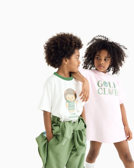Armani Bermudas holgadas de punto orgánico con estampado Manga Bear Crew ASV En línea