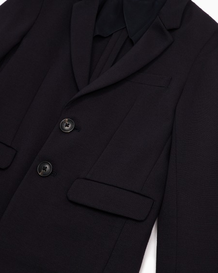 Armani Chaqueta de abotonadura sencilla de punto Rebajas
