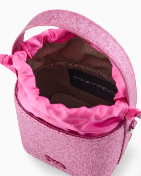 Armani Bolso bandolera con purpurina y cordón Gran oferta