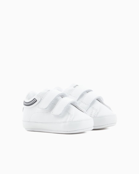 Armani Deportivas de napa con velcro Rebajas baratas