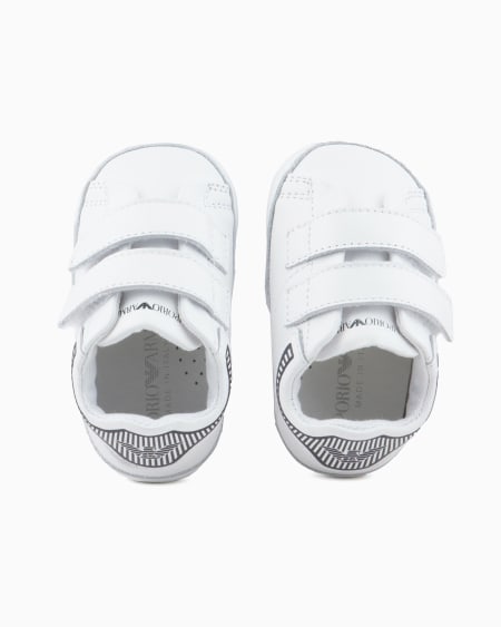 Armani Deportivas de napa con velcro Rebajas baratas