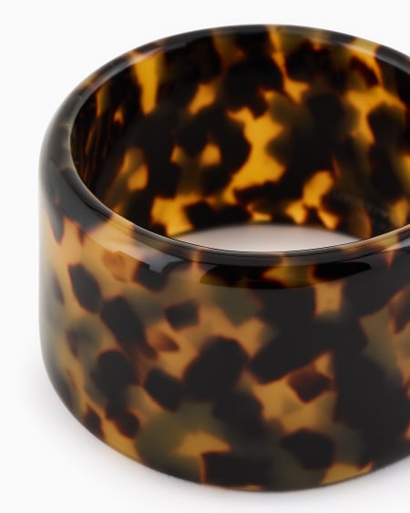 Armani Pulsera rígida efecto carey Últimos 2 días