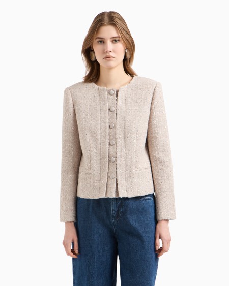 Armani Chaqueta de tweed de lúrex Limitado a 3 días
