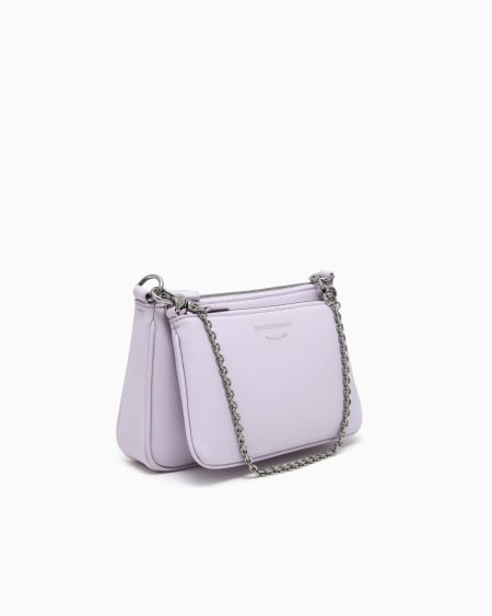 Armani Minibolso doble con bandolera y estampado de ciervo Oferta exclusiva