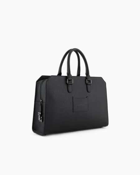 Armani Bolso modelo business de piel abatanada Ofertas