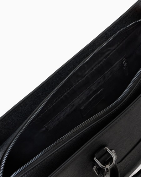 Armani Bolso modelo business de piel abatanada Ofertas