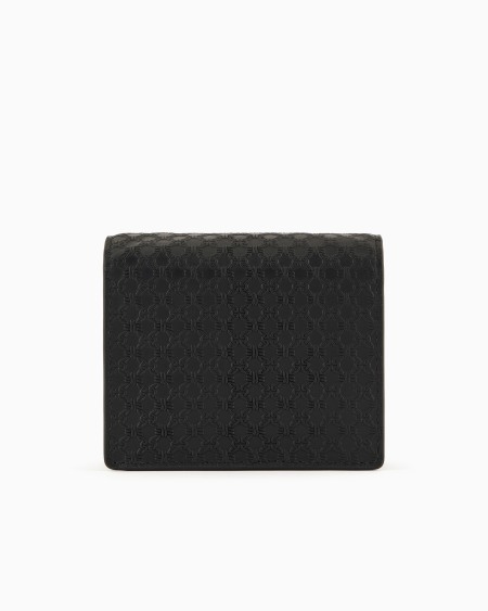Armani Minibolso bandolera de piel con motivo integral en relieve Rebajas online