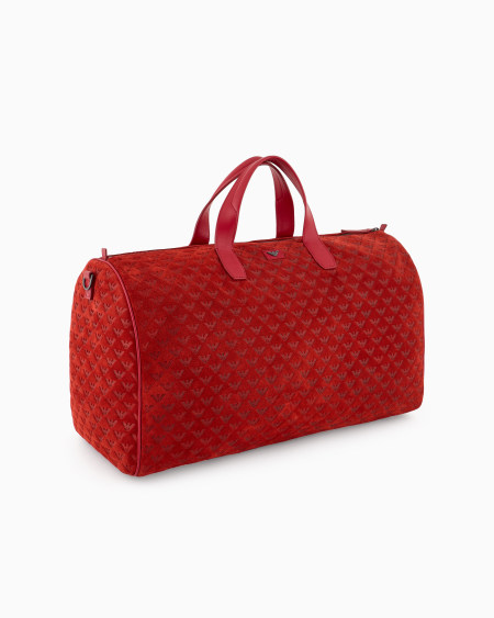 Armani Bolsa de ante con motivo de águila integral en relieve Envío gratis