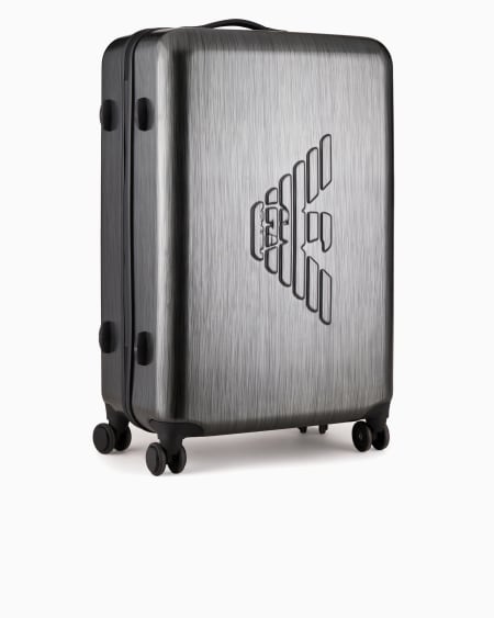 Armani Maleta de cabina grande en ABS y maxiáguila en relieve COMPRAR AHORA