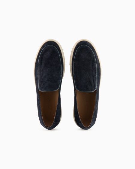 Armani Zapatos sin cordones de ante milrayas Ahorra y exporta