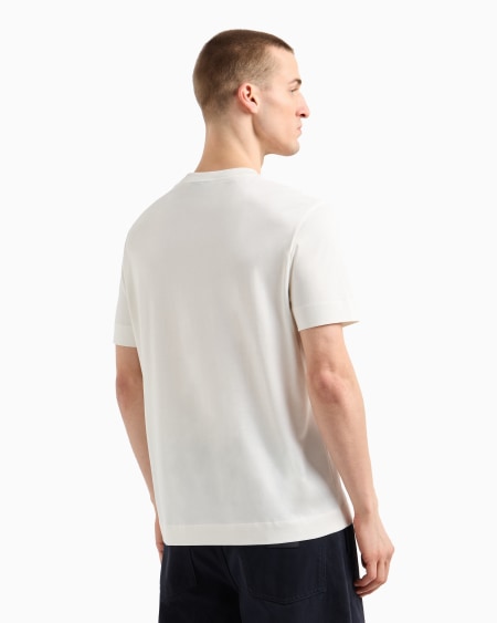 Armani Camiseta de punto con parche bordado con logotipo Descuentos del mes
