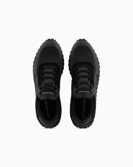 Armani Deportivas con detalles de malla Oferta exclusiva