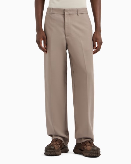 Armani Pantalones chinos de lona Descuento por venta flash